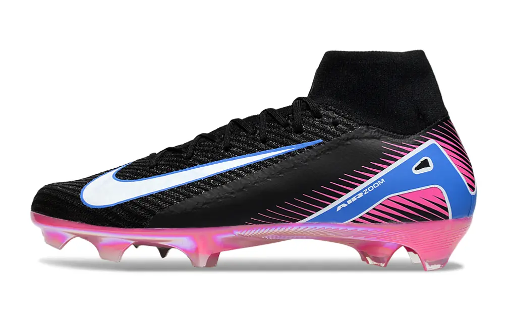 Nike Air Zoom Mercurial Superfly 10 Elite FG - Black/Neon Pink/Electric Blue