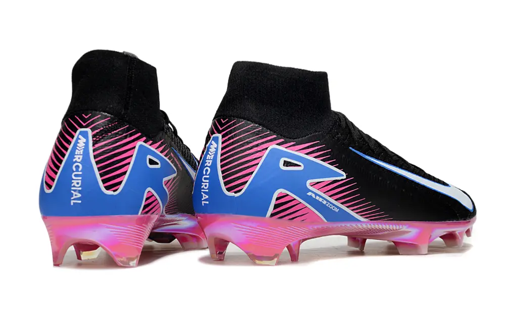 Nike Air Zoom Mercurial Superfly 10 Elite FG - Black/Neon Pink/Electric Blue