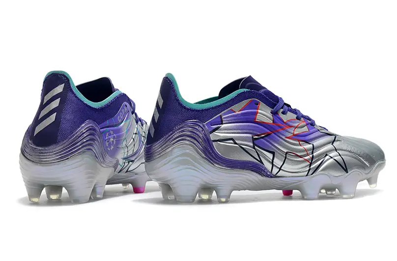 Adidas Copa Sense.1 FG - Silver/Vibrant Purple/Teal Blue