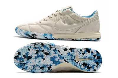 Nike Premier 2 Sala IC - Beige/Aqua Blue/White