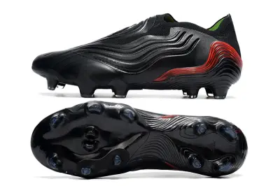 Adidas Copa Sense+ FG - Black/Scarlet Red/Neon Green