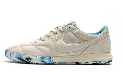 Nike Premier 2 Sala IC - Beige/Aqua Blue/White