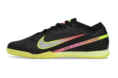 Nike Air Zoom Mercurial Vapor 15 Elite IC - Black/Bright Yellow/Pink Blast