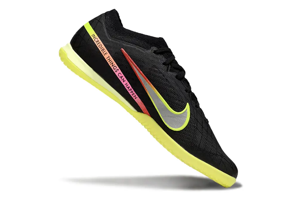 Nike Air Zoom Mercurial Vapor 15 Elite IC - Black/Bright Yellow/Pink Blast