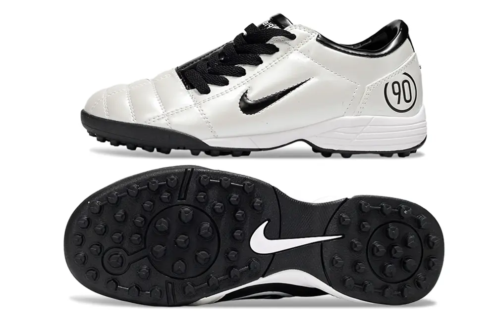 Nike Total 90 III TF - White/Silver Shine/Black Shadow