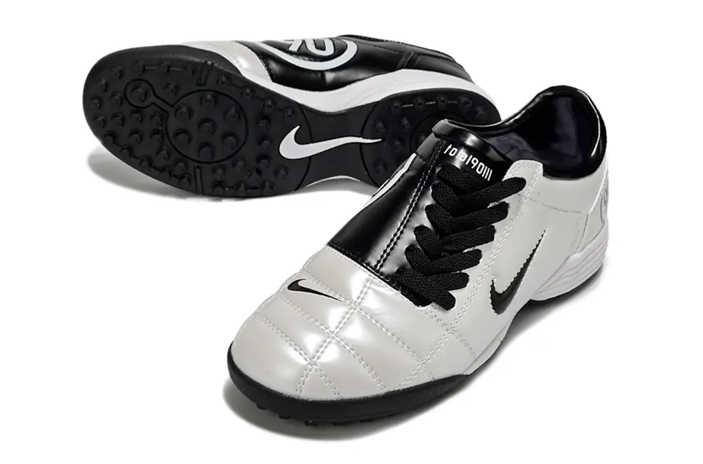 Nike Total 90 III TF - White/Silver Shine/Black Shadow