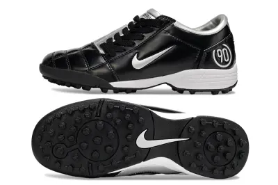 Nike Total 90 III TF - Black/Classic Black/Sleek Silver