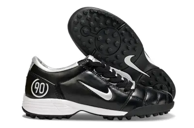 Nike Total 90 III TF - Black/Classic Black/Sleek Silver