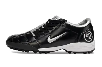 Nike Total 90 III TF - Black/Classic Black/Sleek Silver
