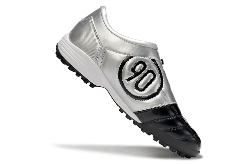 Nike Total 90 III TF - Black/Classic Black/Sleek Silver