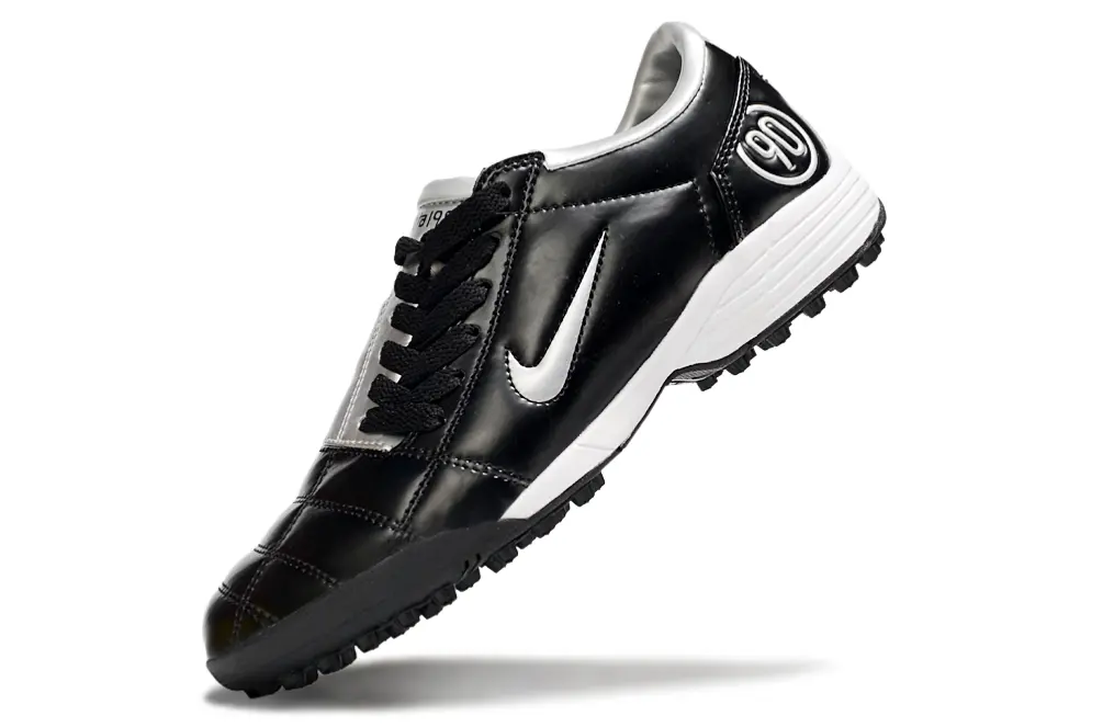 Nike Total 90 III TF - Black/Classic Black/Sleek Silver