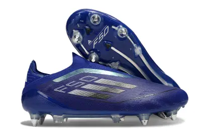 Adidas F50 Elite Laceless SG - Blue/Electric Blue/Dark Sapphire
