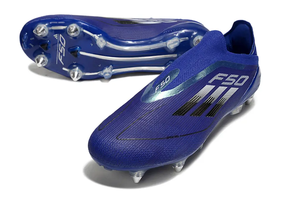 Adidas F50 Elite Laceless SG - Blue/Electric Blue/Dark Sapphire