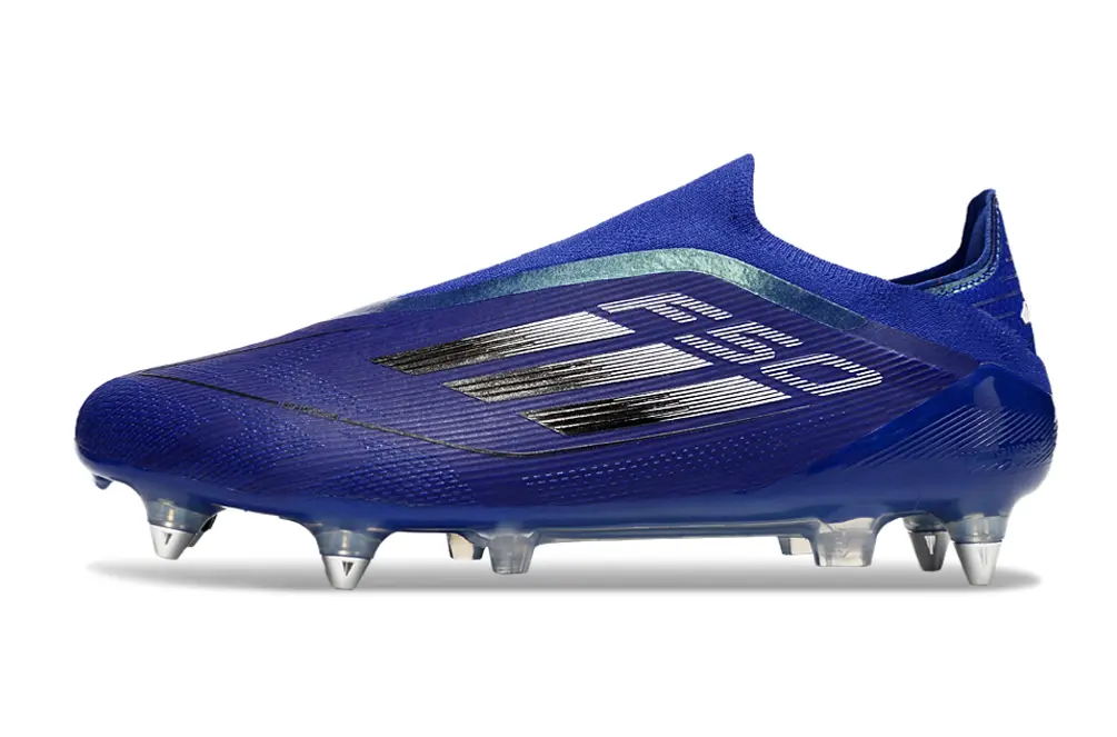 Adidas F50 Elite Laceless SG - Blue/Electric Blue/Dark Sapphire