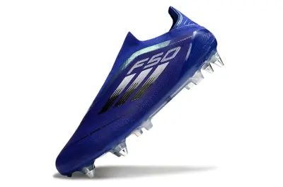 Adidas F50 Elite Laceless SG - Blue/Electric Blue/Dark Sapphire
