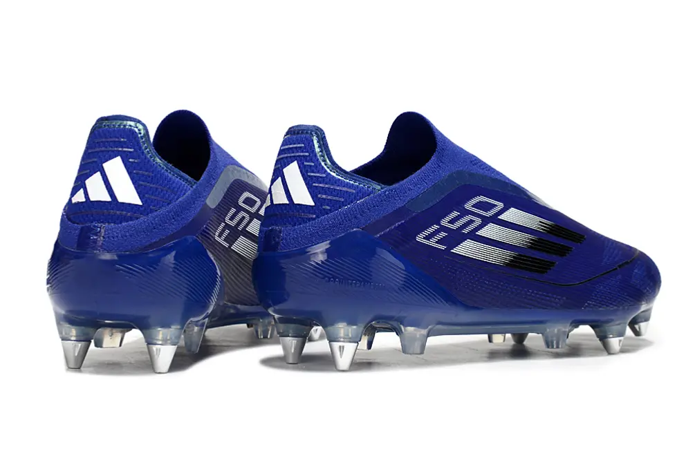 Adidas F50 Elite Laceless SG - Blue/Electric Blue/Dark Sapphire