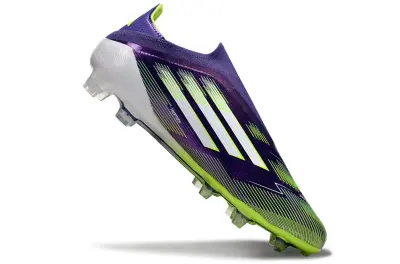 Adidas F50 Elite Laceless FG - Purple/Lime Punch/Purple Passion