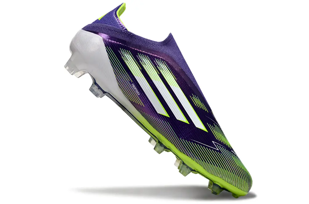 Adidas F50 Elite Laceless FG - Purple/Lime Punch/Purple Passion