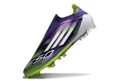 Adidas F50 Elite Laceless FG - Purple/Lime Punch/Purple Passion