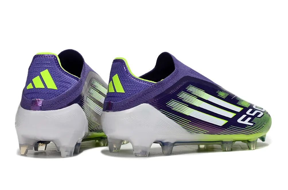 Adidas F50 Elite Laceless FG - Purple/Lime Punch/Purple Passion