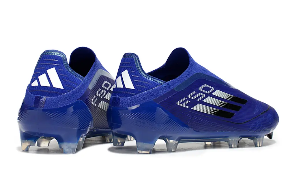 Adidas F50 Elite Laceless FG - Blue/Midnight Blue/Neon Blue