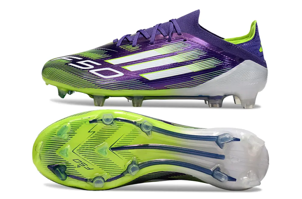 Adidas F50 Elite FG - Purple/Electric Green/Luminous Purple