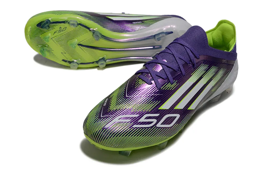 Adidas F50 Elite FG - Purple/Electric Green/Luminous Purple