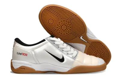 Nike Total 90 III IC - White/Classic White/Tan Accents