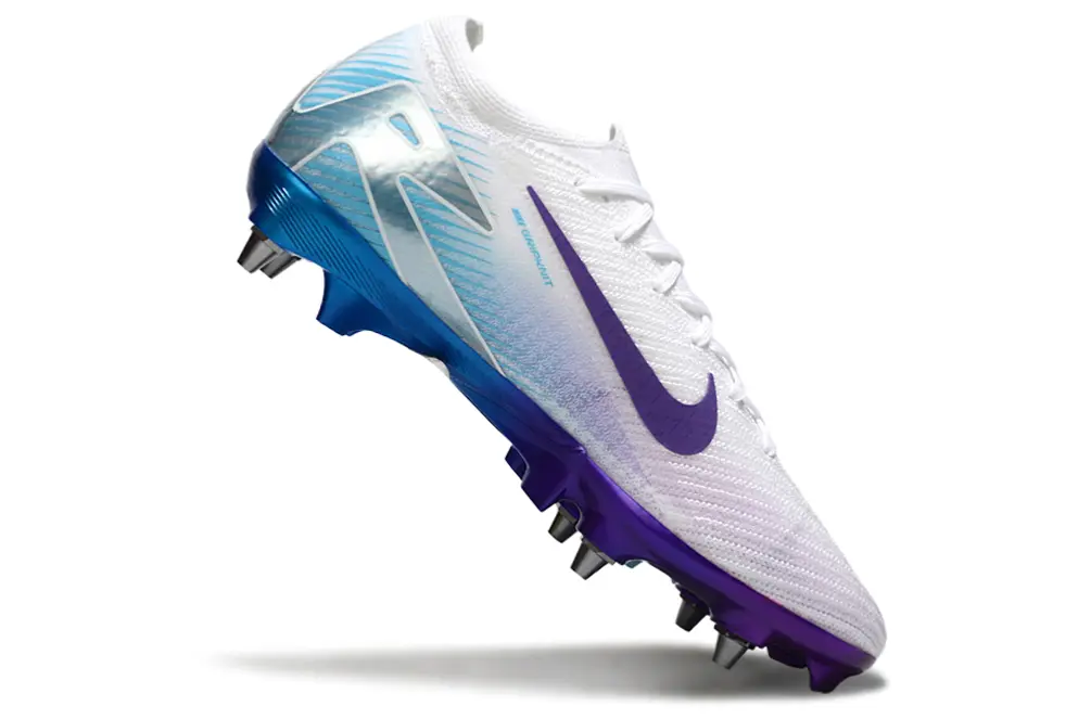 Nike Air Zoom Mercurial Vapor 16 Elite SG - White/Ocean Blue/Deep Purple