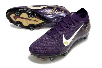 Mbappé x Nike Air Zoom Mercurial Vapor 16 Elite SG - Purple/Royal Purple/Gold Accent