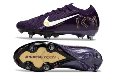 Mbappé x Nike Air Zoom Mercurial Vapor 16 Elite SG - Purple/Royal Purple/Gold Accent