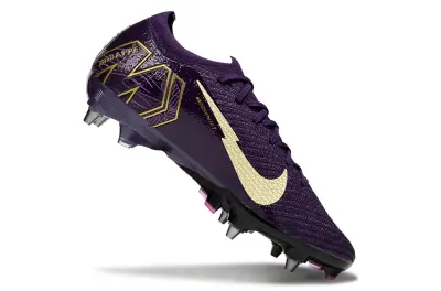 Mbappé x Nike Air Zoom Mercurial Vapor 16 Elite SG - Purple/Royal Purple/Gold Accent