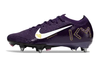Mbappé x Nike Air Zoom Mercurial Vapor 16 Elite SG - Purple/Royal Purple/Gold Accent