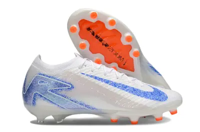 Nike Air Zoom Mercurial Vapor 16 Elite AG - White/Electric Blue/Flame Orange