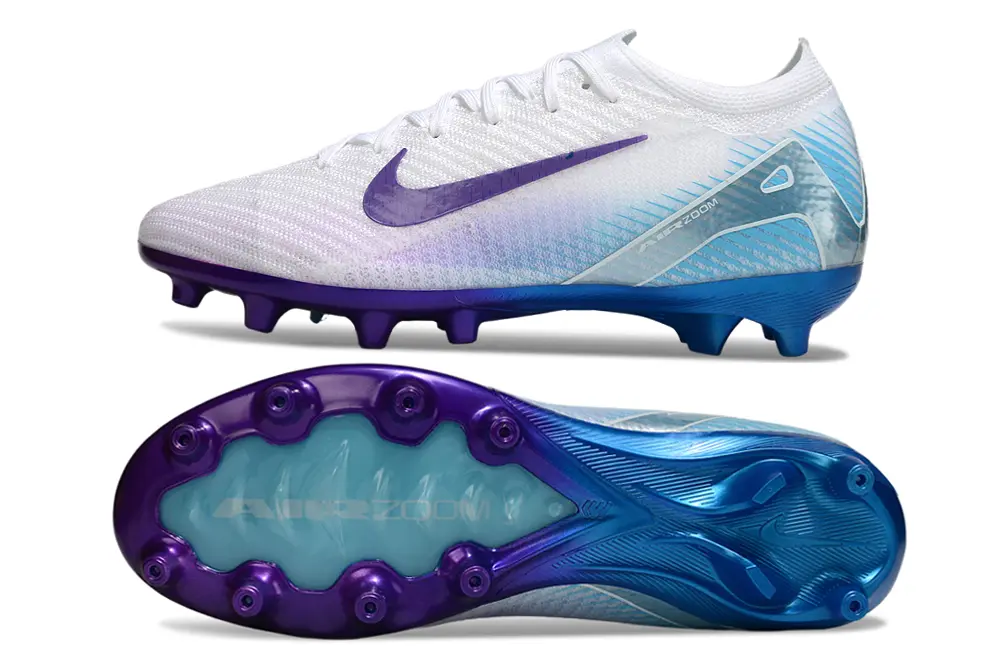 Nike Air Zoom Mercurial Vapor 16 Elite AG - White/Icy Blue/Deep Purple