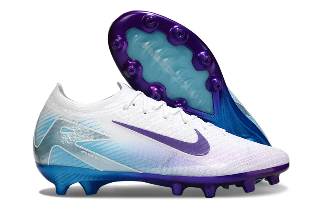 Nike Air Zoom Mercurial Vapor 16 Elite AG - White/Icy Blue/Deep Purple