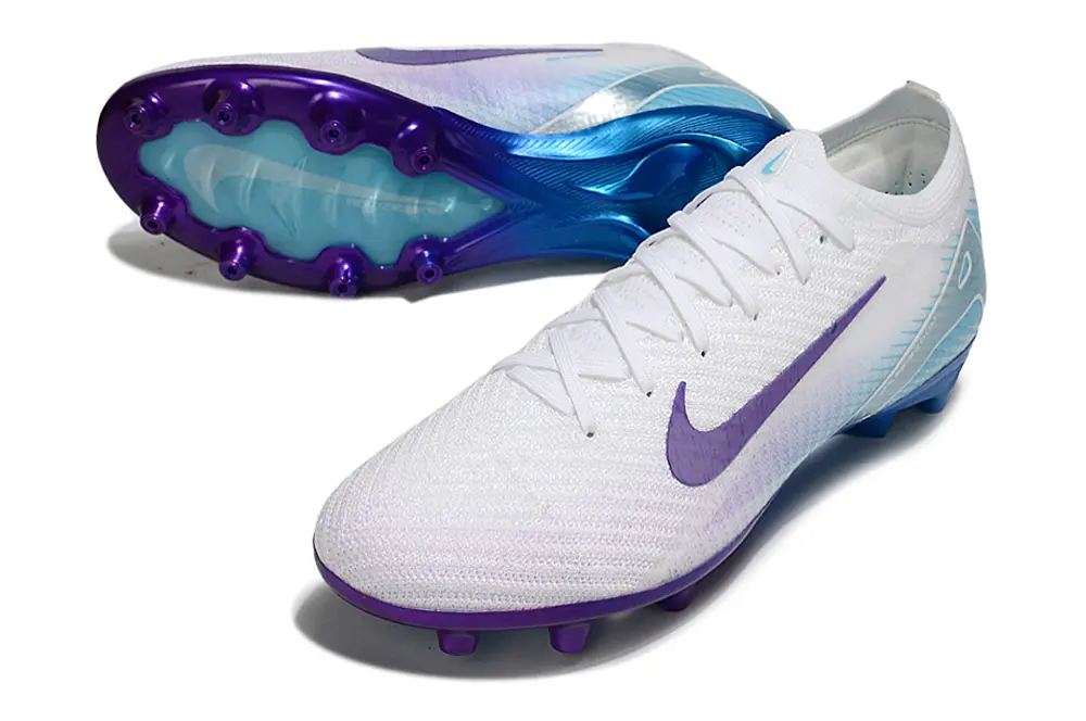 Nike Air Zoom Mercurial Vapor 16 Elite AG - White/Icy Blue/Deep Purple