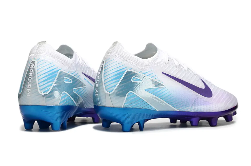 Nike Air Zoom Mercurial Vapor 16 Elite AG - White/Icy Blue/Deep Purple