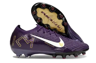Kylian Mbappé x Nike Air Zoom Mercurial Vapor 16 Elite AG - Purple/Deep Violet/Golden Yellow