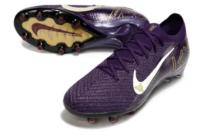 Kylian Mbappé x Nike Air Zoom Mercurial Vapor 16 Elite AG - Purple/Deep Violet/Golden Yellow