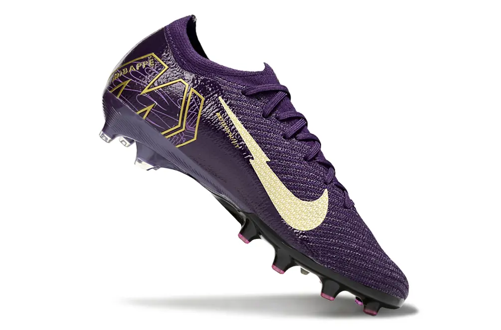 Kylian Mbappé x Nike Air Zoom Mercurial Vapor 16 Elite AG - Purple/Deep Violet/Golden Yellow