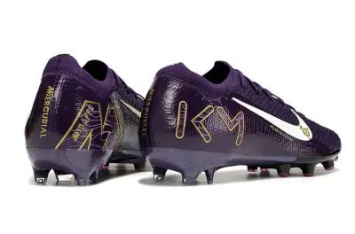 Kylian Mbappé x Nike Air Zoom Mercurial Vapor 16 Elite AG - Purple/Deep Violet/Golden Yellow