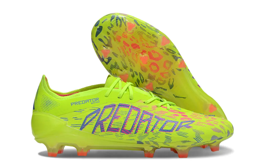 Adidas Predator 25 Elite FG - Yellow/Electric Lime/Neon Orange