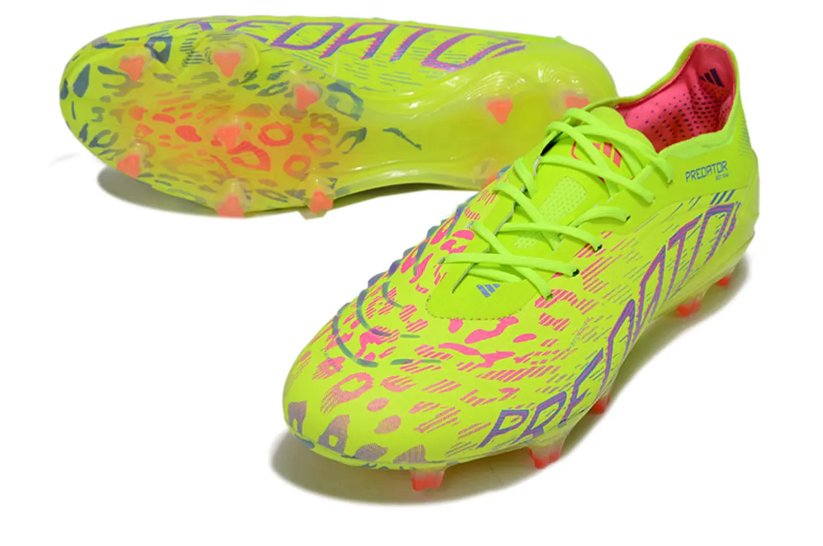 Adidas Predator 25 Elite FG - Yellow/Electric Lime/Neon Orange