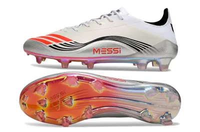 Messi x Adidas Predator 25 Elite FG - White/Bright Red/Black