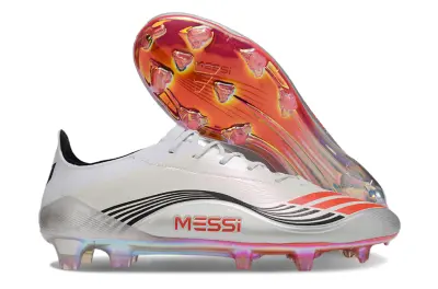 Messi x Adidas Predator 25 Elite FG - White/Bright Red/Black