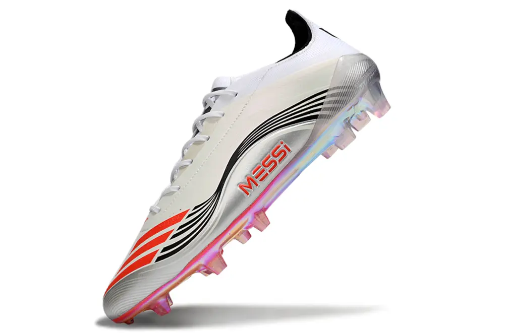 Messi x Adidas Predator 25 Elite FG - White/Bright Red/Black
