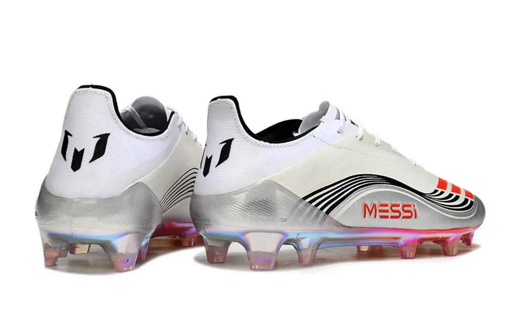 Messi x Adidas Predator 25 Elite FG - White/Bright Red/Black