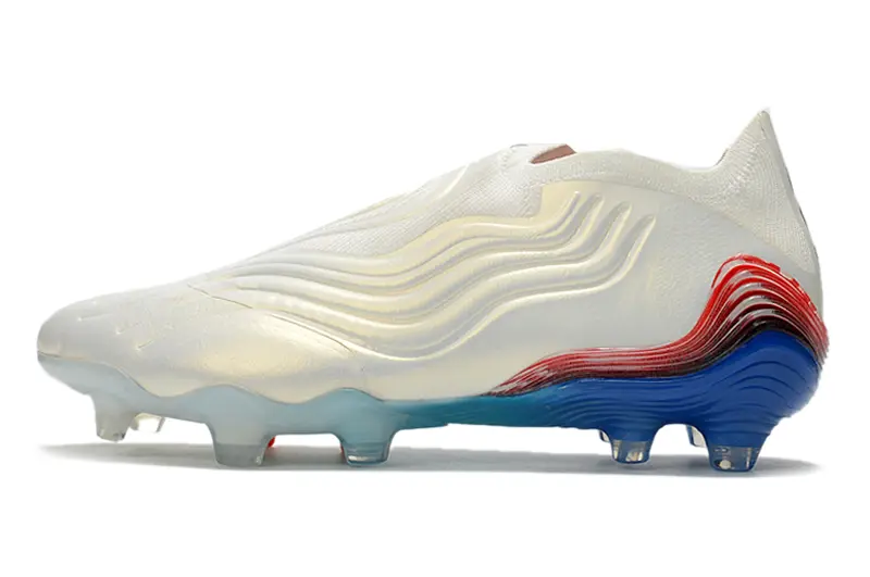 Adidas Copa Sense+ FG - White/Electric Blue/Crimson Red