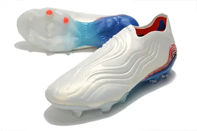 Adidas Copa Sense+ FG - White/Electric Blue/Crimson Red